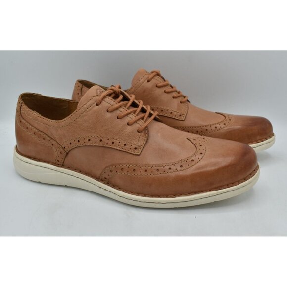 Born Mens Size 9.5 Tobias Brown Full Grain Leather Oxford Casual Lace up Shoes main image 9